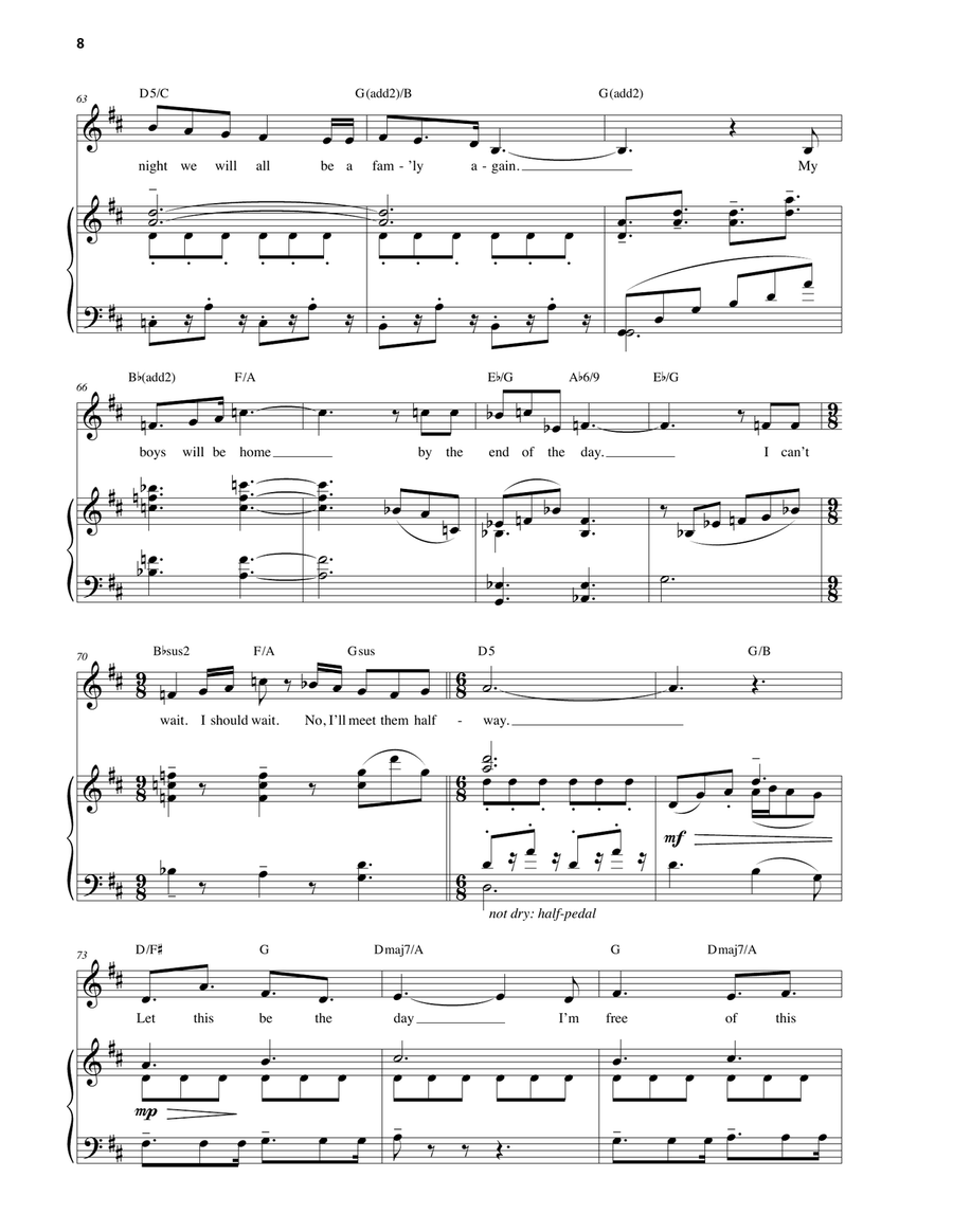 Live Like This Live Like This Piano, Vocal scores gallery preview page 6