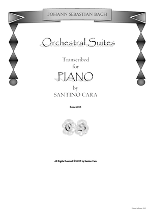 J.S.Bach - Five Orchestral Suites - Piano solo
