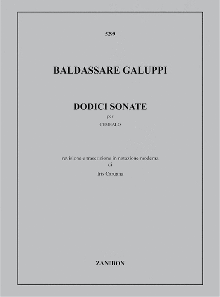 12 Sonate Piano Solo scores gallery preview page 1