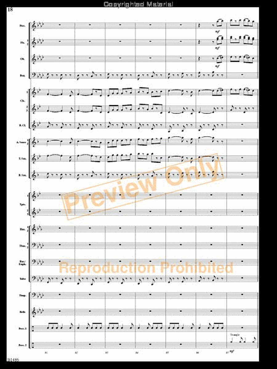 An American Spectacular Concert Band scores gallery preview page 17
