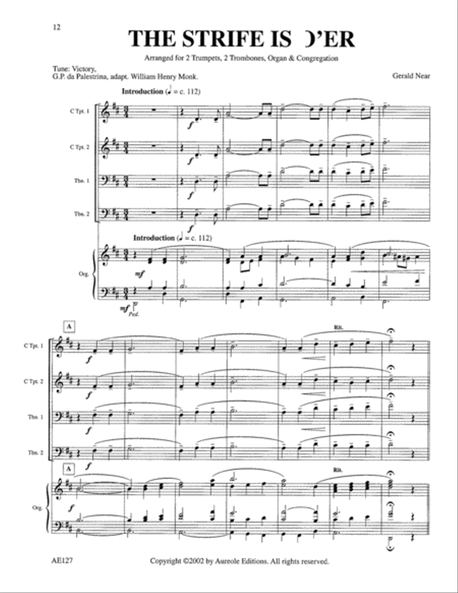 Three Easter Hymns Choir scores gallery preview page 9