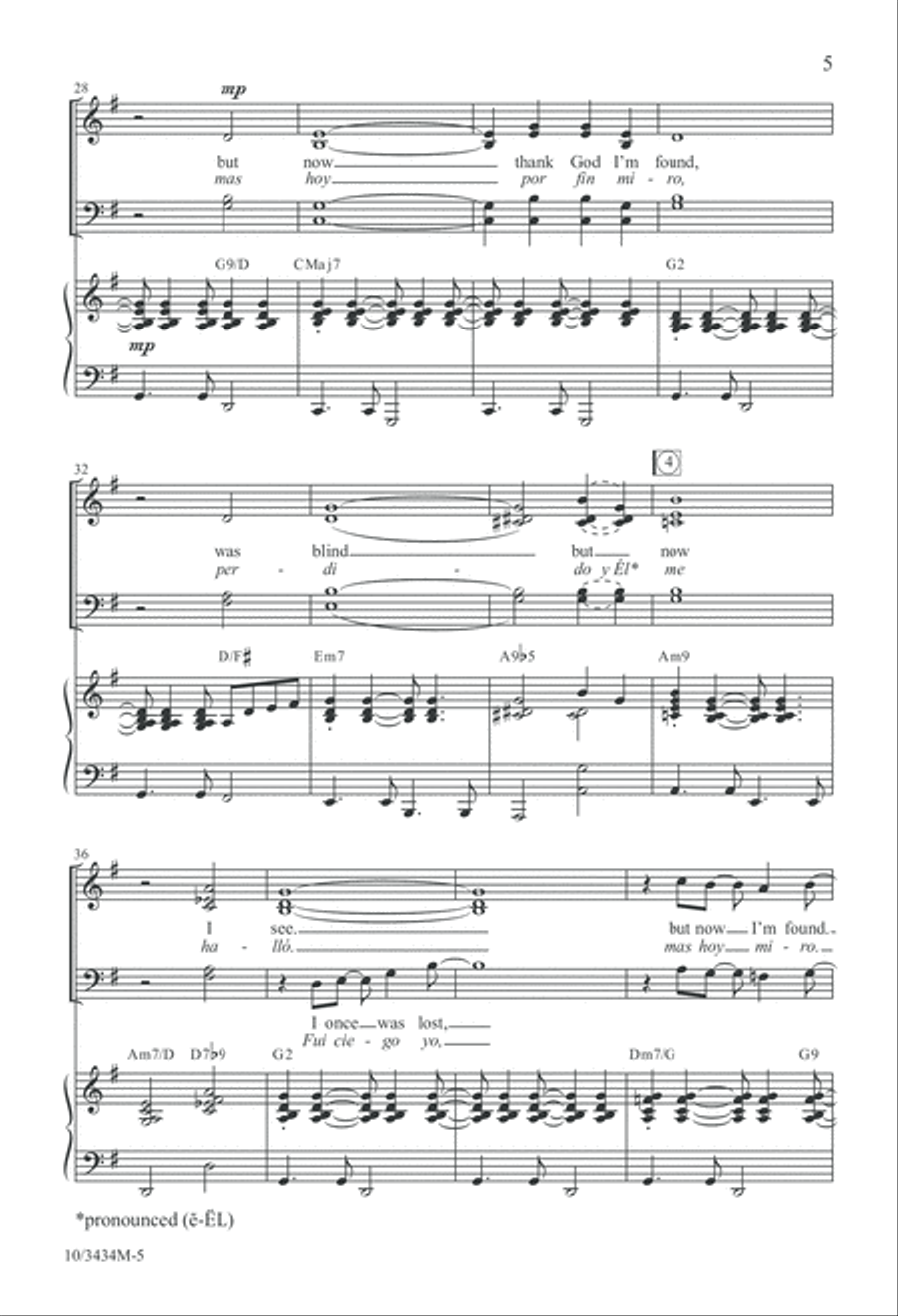 How Sweet the Sound How Sweet the Sound 4-Part scores gallery preview page 6