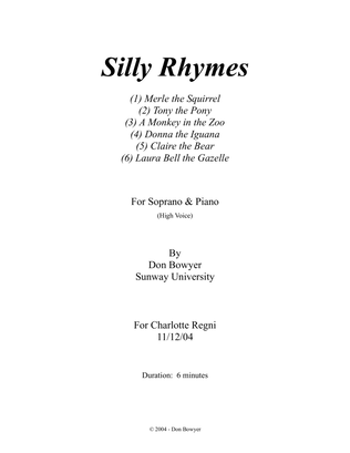 Silly Rhymes (High Voice)