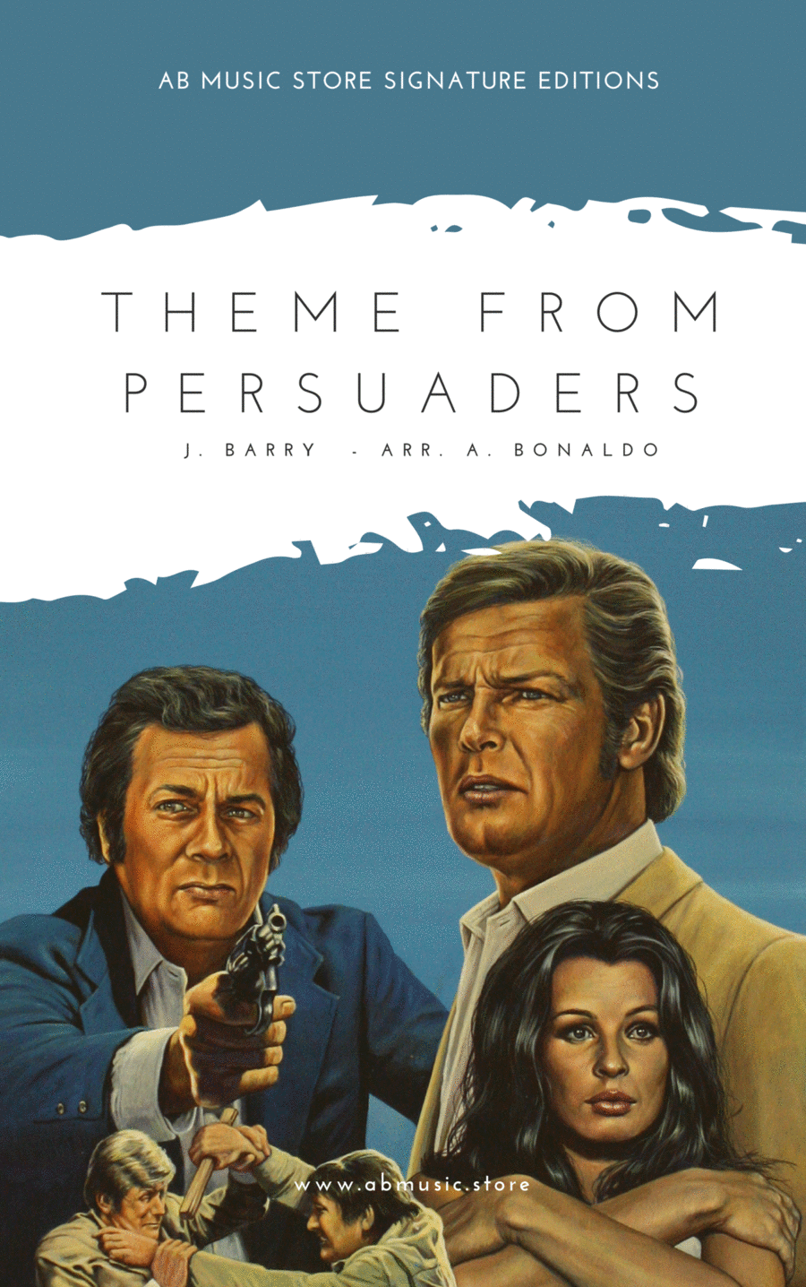 Theme From Persuaders Brass Ensemble scores gallery preview page 1