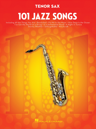 Book cover for 101 Jazz Songs for Tenor Sax