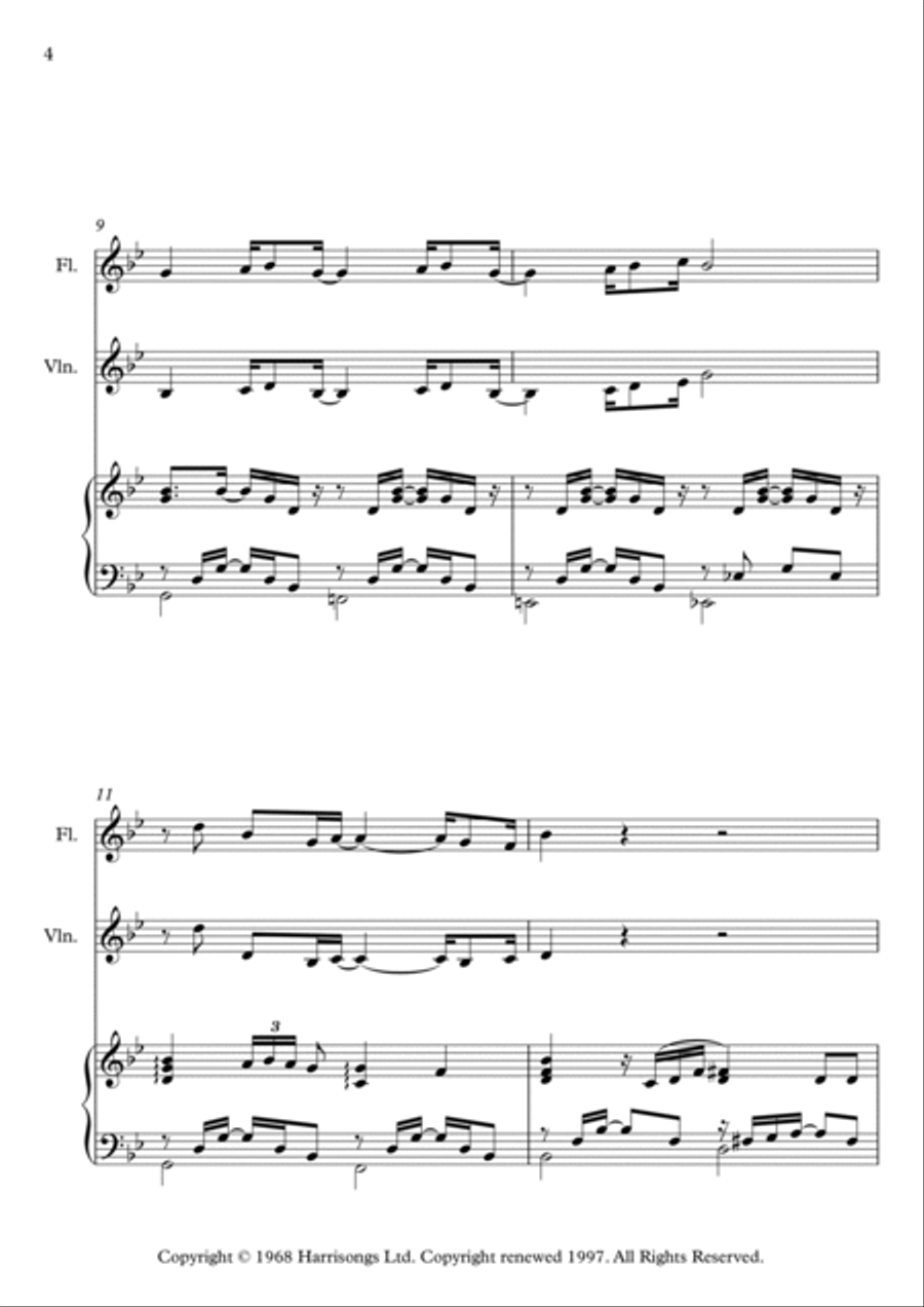 While My Guitar Gently Weeps Chamber Orchestra scores gallery preview page 4