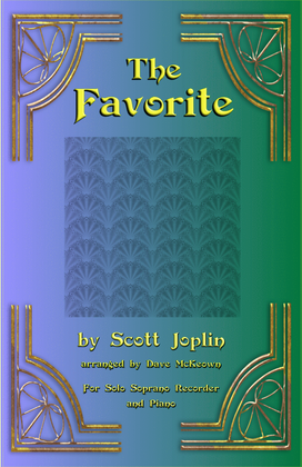 Book cover for The Favorite for solo Soprano Recorder and Piano