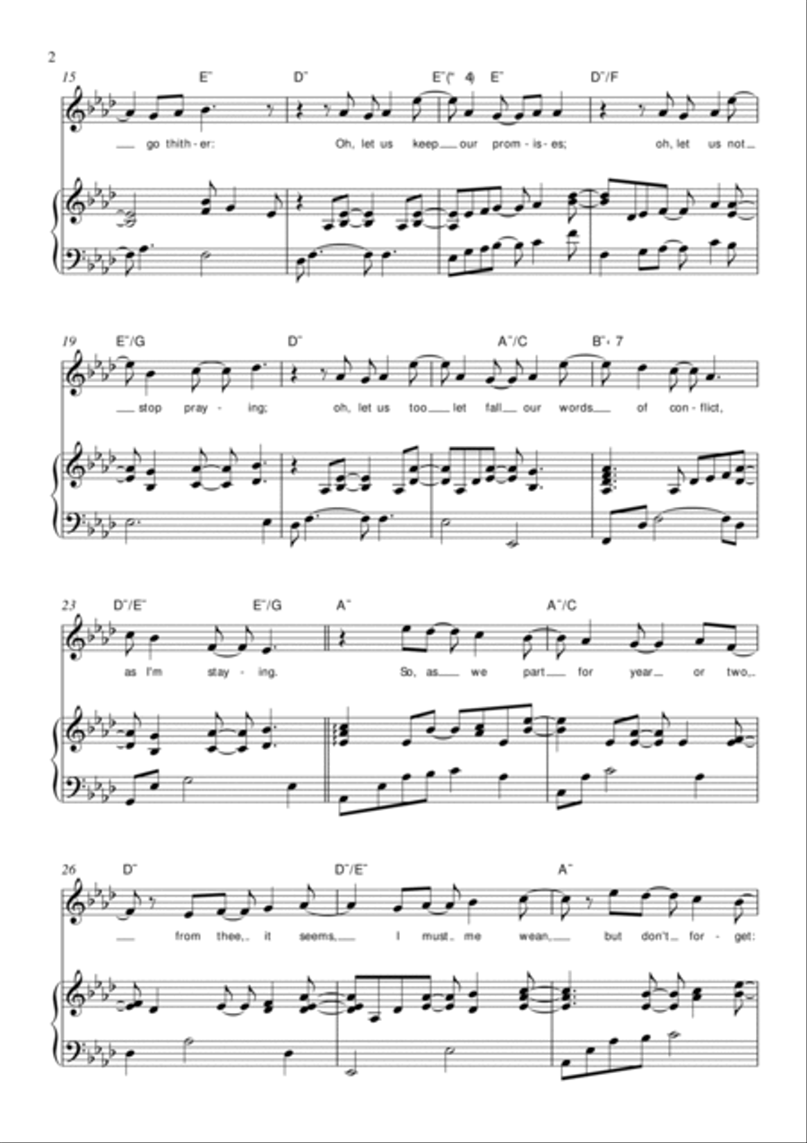 Let Me Go Voice scores gallery preview page 2