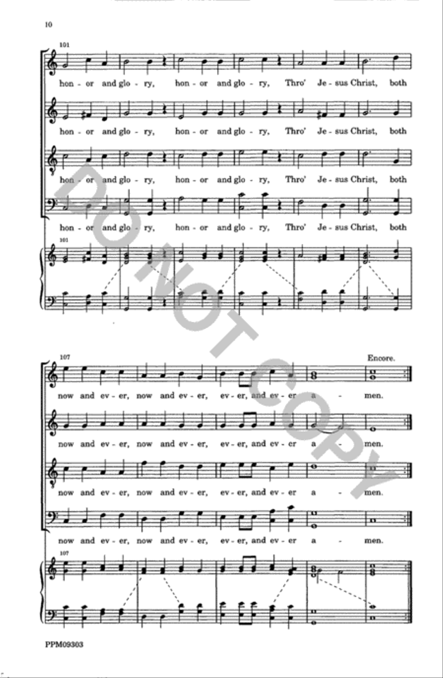 An Anthem of Praise 4-Part scores gallery preview page 11