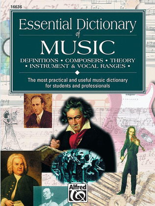Book cover for Essential Dictionary of Music
