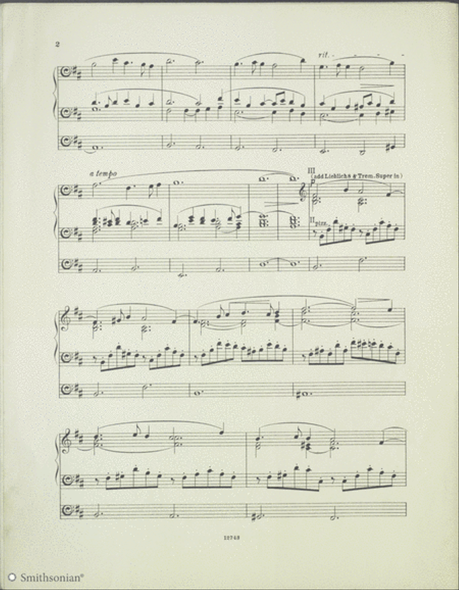 Spring Song (From the South) Organ Solo scores gallery preview page 5