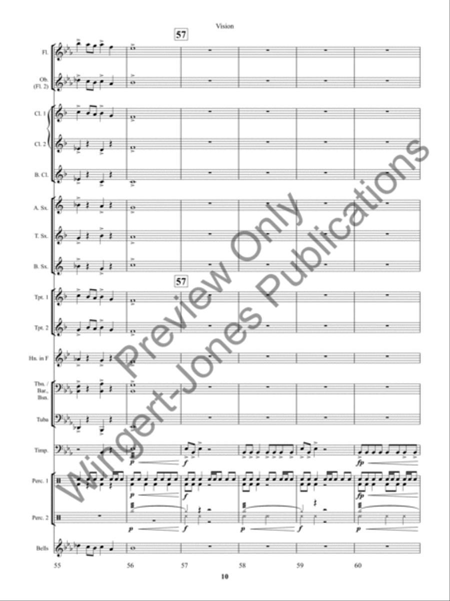 Vision Concert Band scores gallery preview page 14