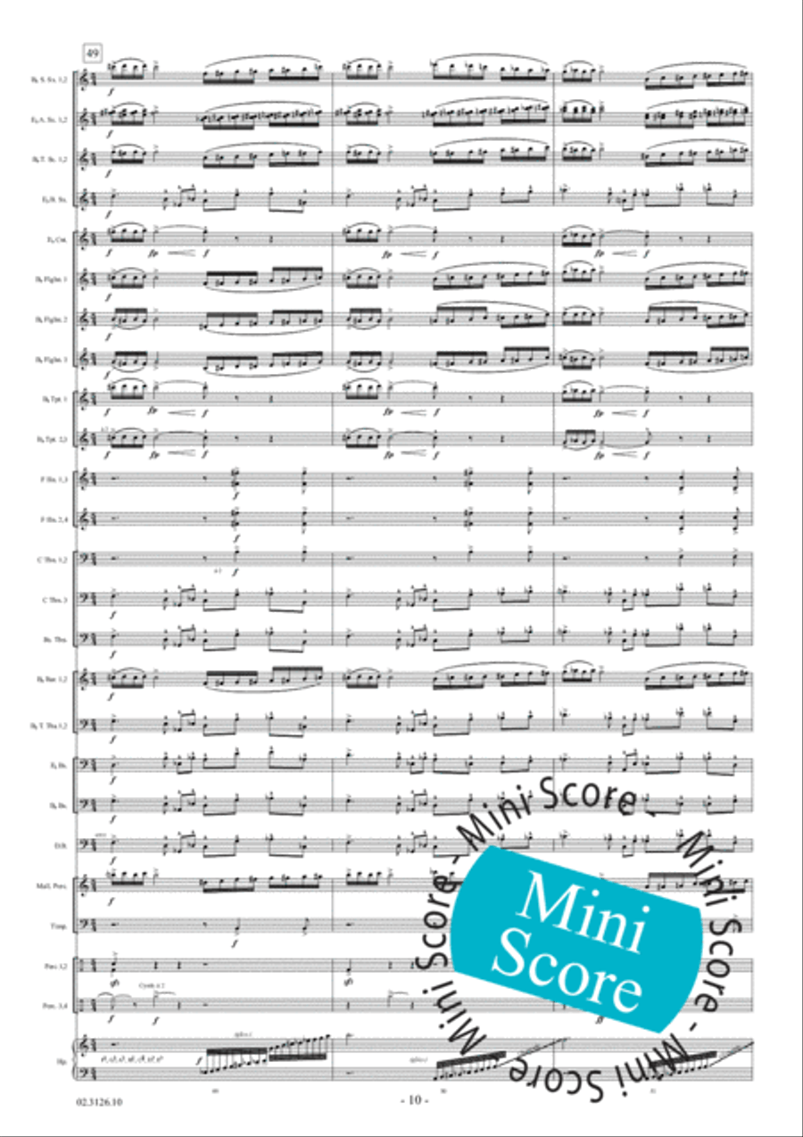 Migyur Fanfare Band scores gallery preview page 16