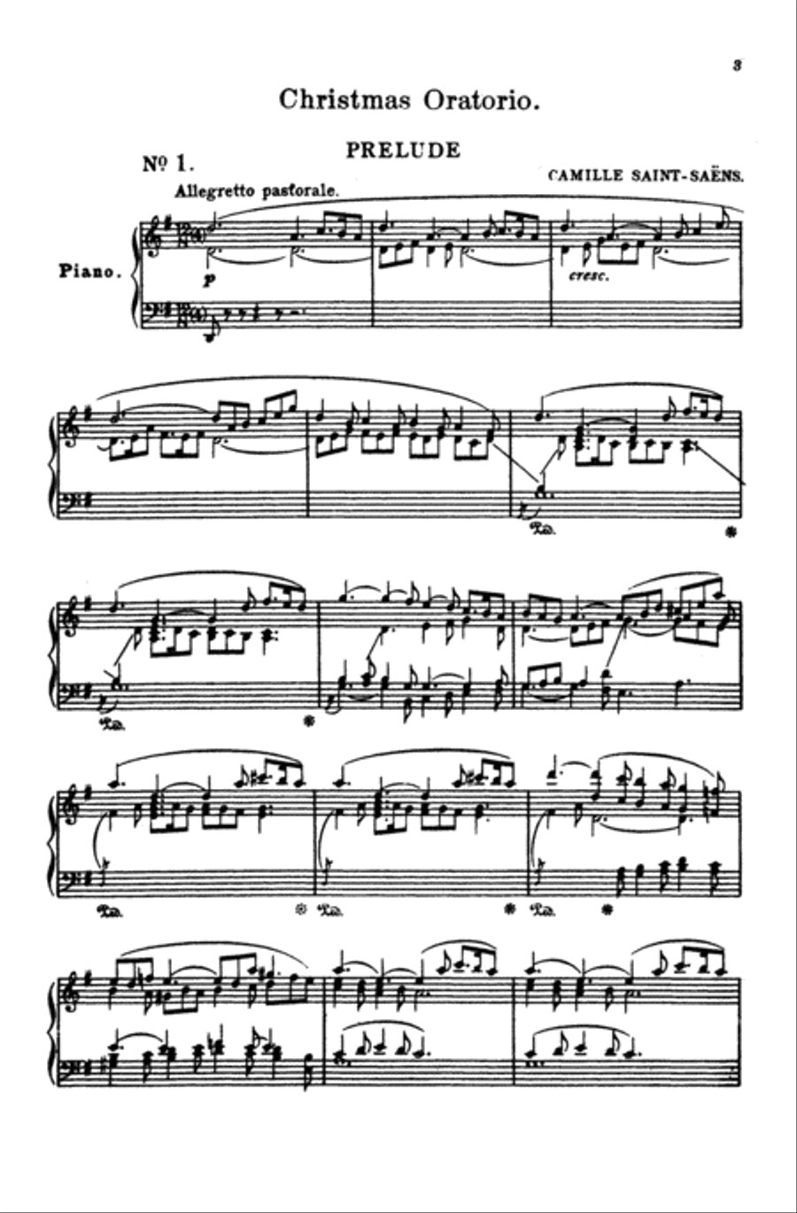 Christmas Oratorio, Op. 12 4-Part scores gallery preview page 4