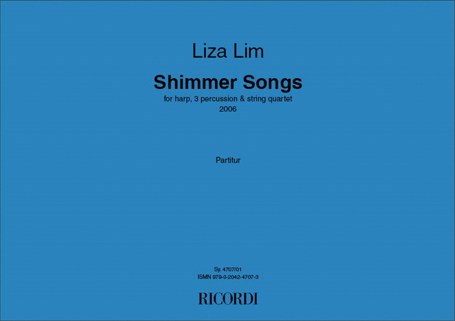 Shimmer Songs Shimmer Songs Score scores gallery preview page 1