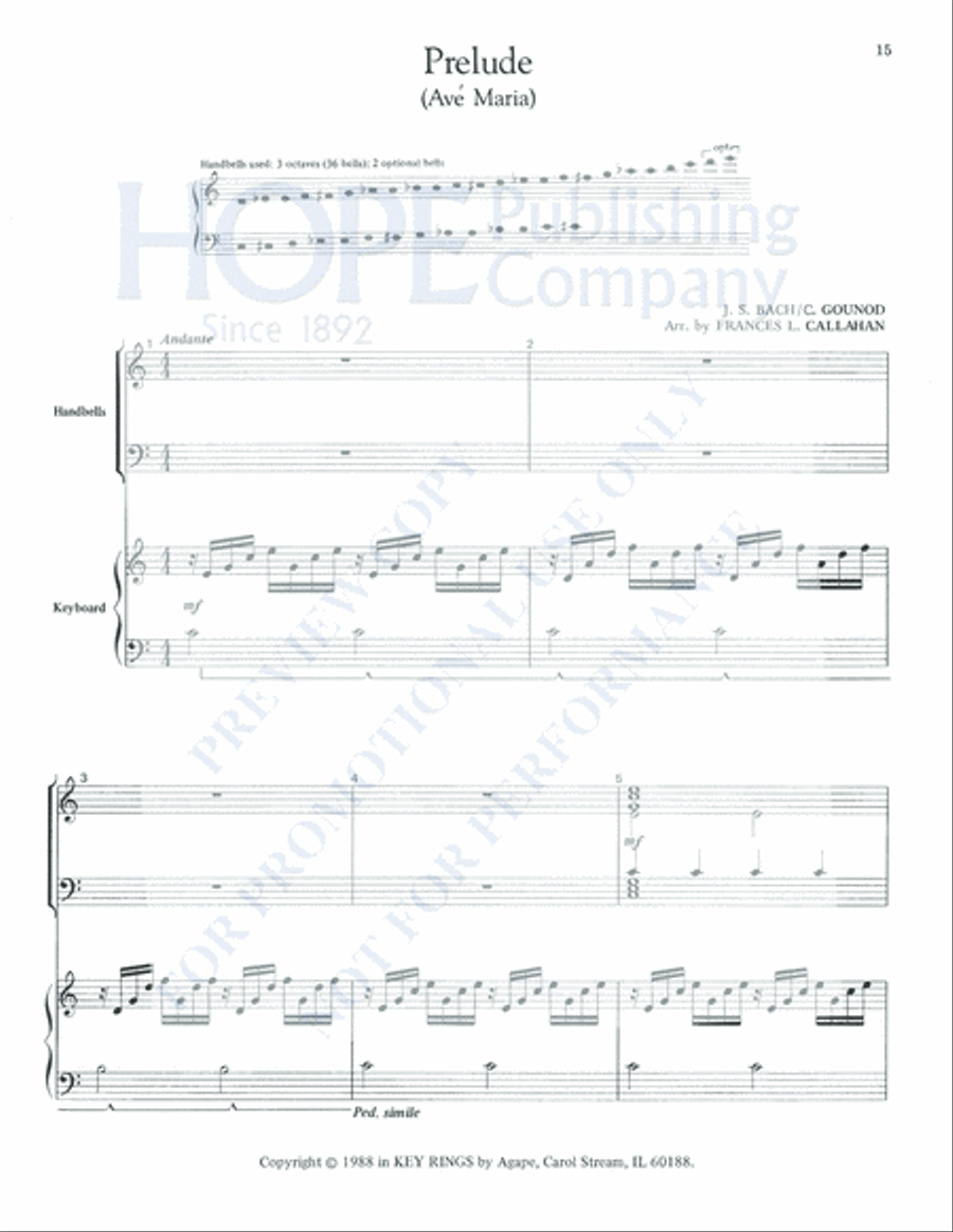 Key Rings Handbell Choir scores gallery preview page 18