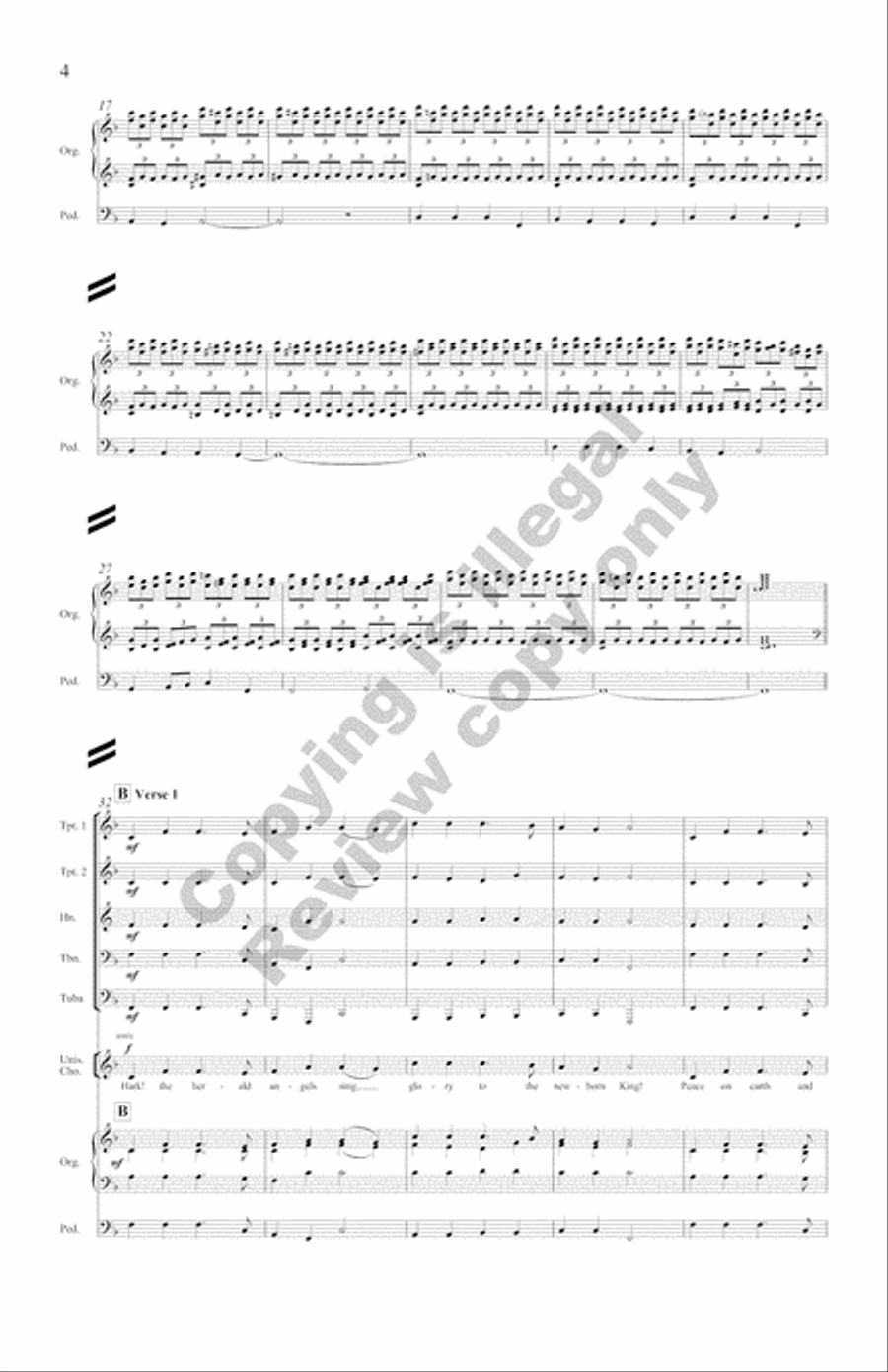 The Snow Lay On the Ground!: Nine Festive Carol Settings (Complete Compilation Full Score) Choir scores gallery preview page 25