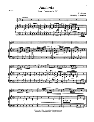 Andante (Concerto In E Flat)