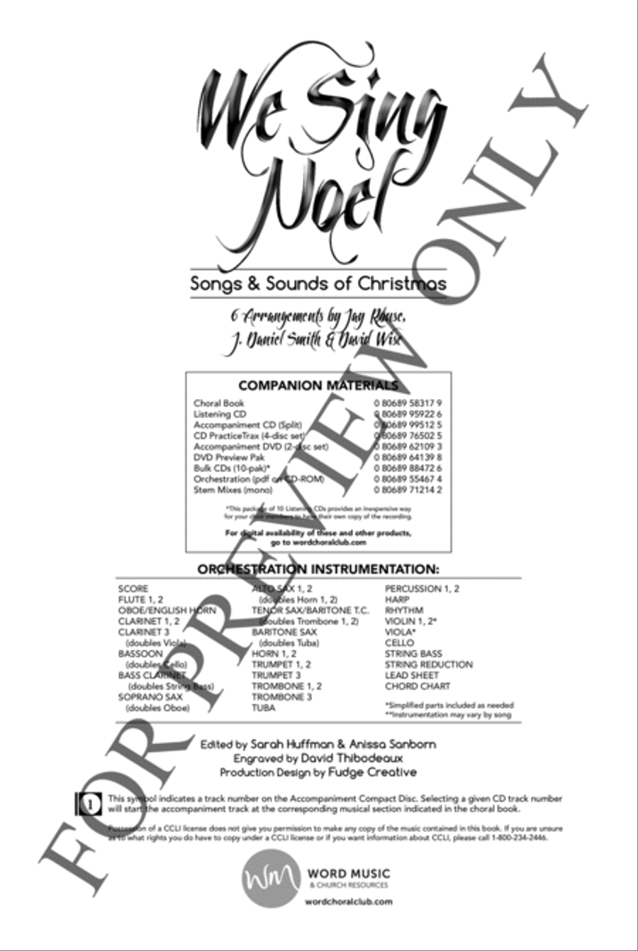 We Sing Noel - Choral Book Choir scores gallery preview page 2