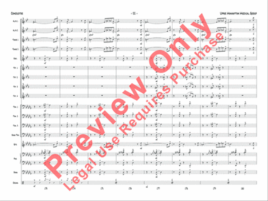 Upper Manhattan Medical Group Jazz Ensemble scores gallery preview page 23