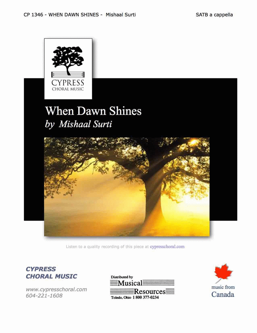 When Dawn Shines When Dawn Shines 4-Part scores gallery preview page 1
