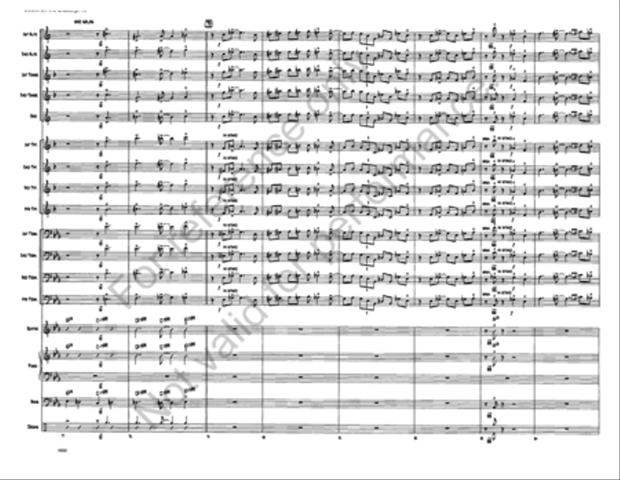 Count on the Blues Jazz Ensemble scores gallery preview page 11