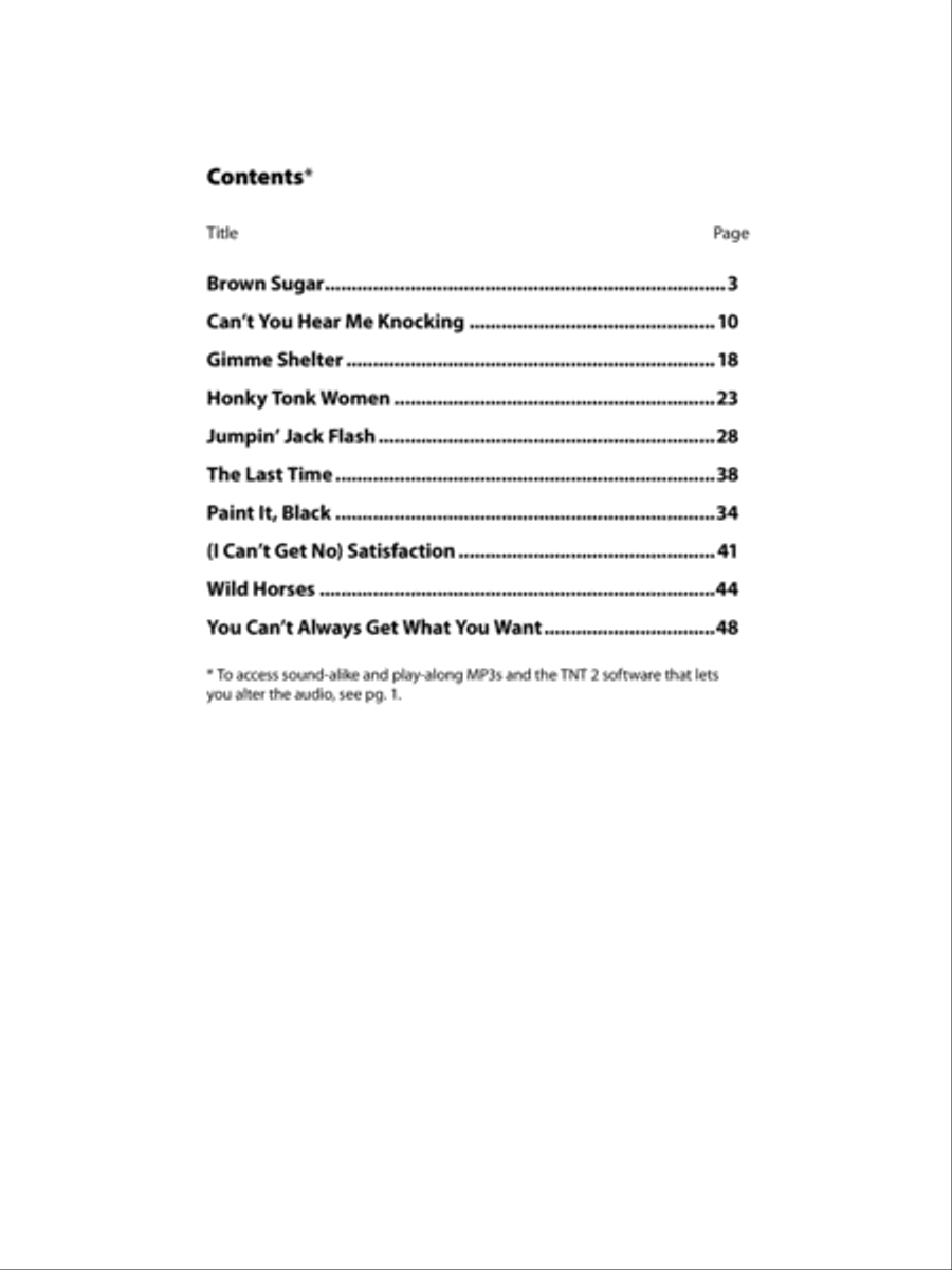 Ultimate Easy Guitar Play-Along -- The Rolling Stones Guitar Tablature scores gallery preview page 3