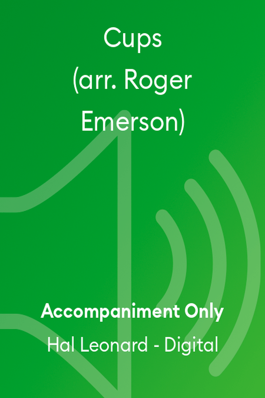 Cups (arr. Roger Emerson) Choir scores gallery preview page 1