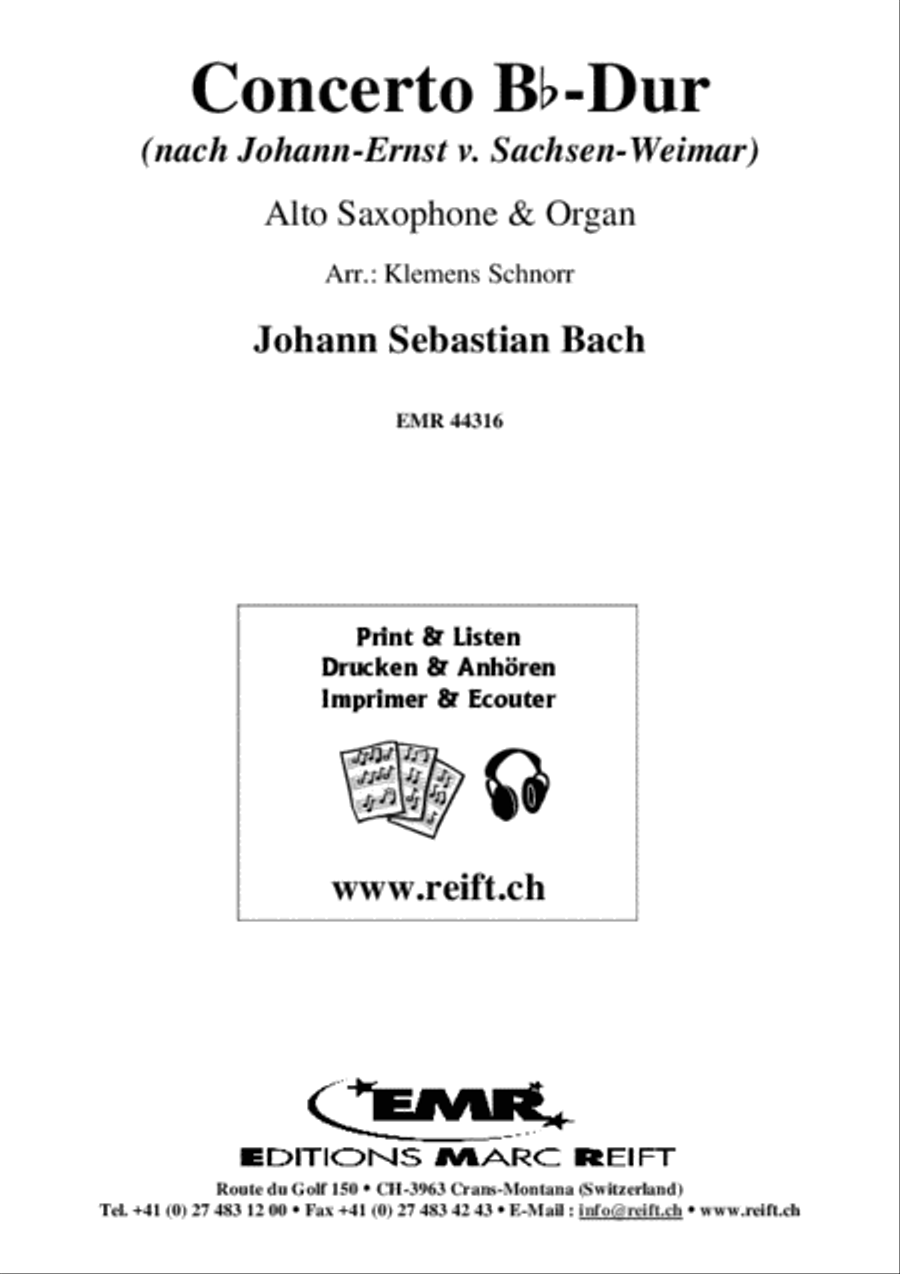 Concerto Bb-Dur Alto Saxophone scores gallery preview page 2