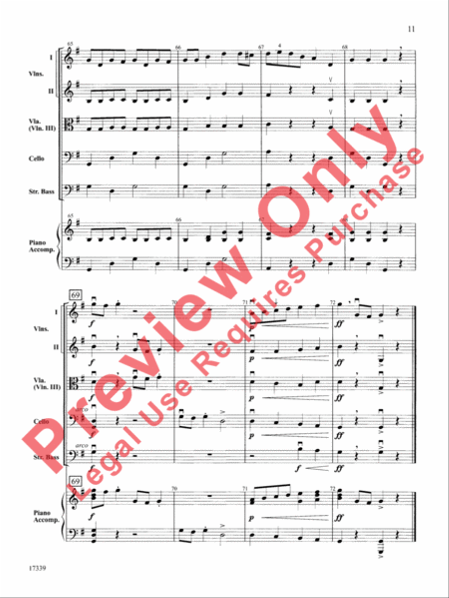 Do-Si-Do String Orchestra scores gallery preview page 12
