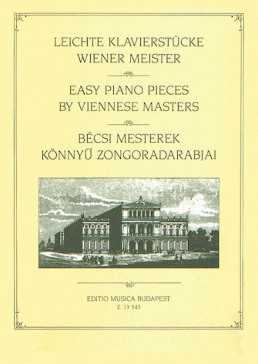 Easy Piano Pcs(viennse Mstr)