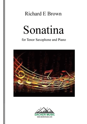 Book cover for Sonatina for Tenor Saxophone and Piano