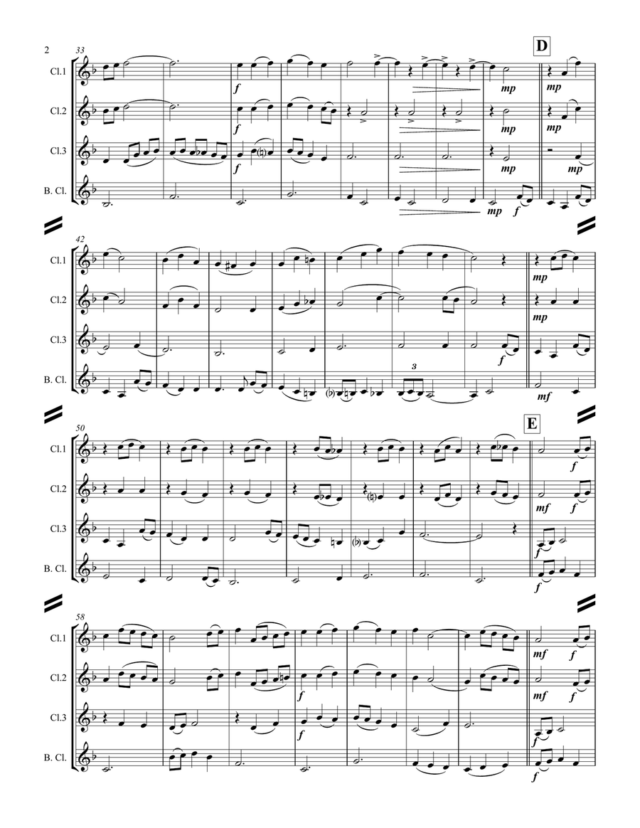 Silver Bells Silver Bells Woodwind Ensemble scores gallery preview page 3
