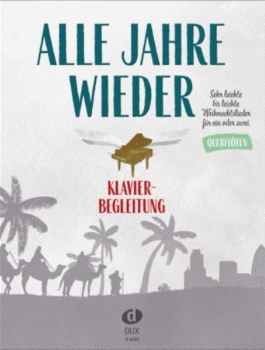 Alle Jahre wieder - Piano accompaniment Flute scores gallery preview page 1