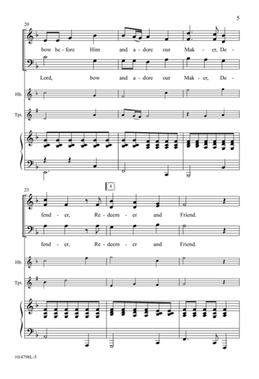 Worship the King of Kings 2-Part scores gallery preview page 5