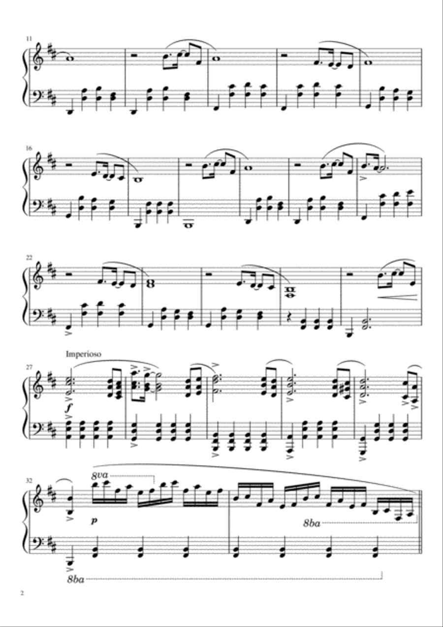 Nocturnia No4 Quelque Part Avec Les Anges Piano Solo scores gallery preview page 2