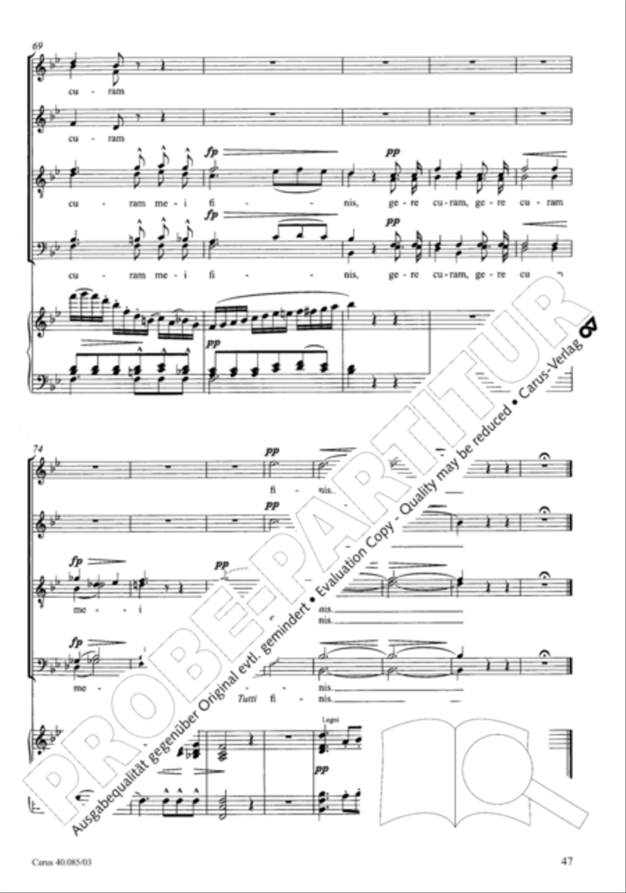 Missa pro defunctis Missa pro defunctis 4-Part scores gallery preview page 48