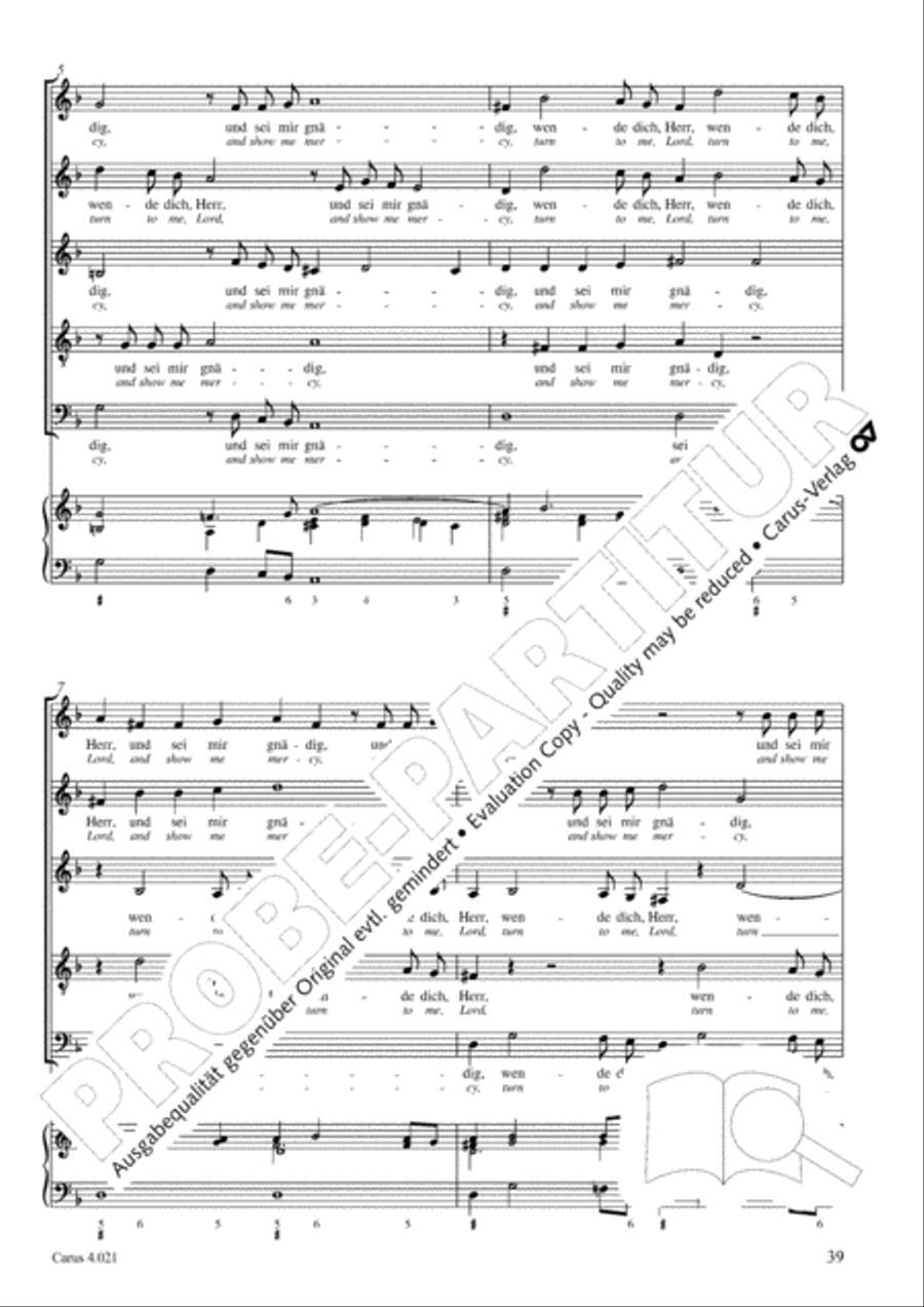 Schein: Israelsbrunnlein. Fontana d'Israel. Complete edition Choir scores gallery preview page 46