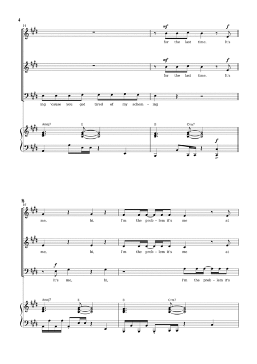 Anti-hero 3-Part scores gallery preview page 4