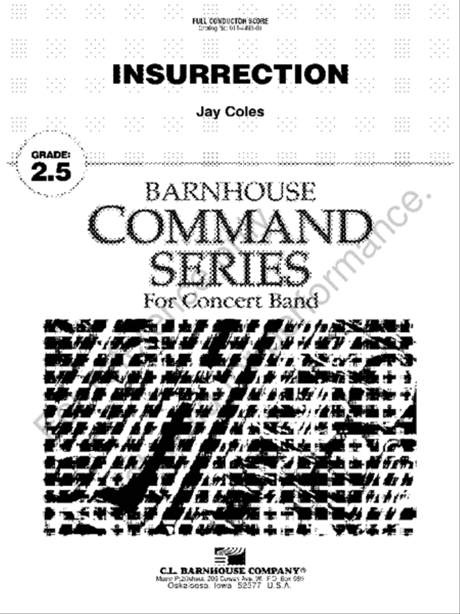 Insurrection Concert Band scores gallery preview page 2