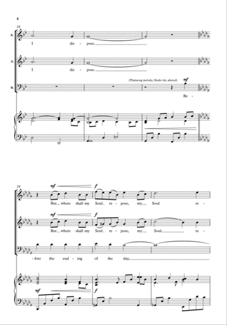 Evening Hymn Evening Hymn 3-Part scores gallery preview page 4