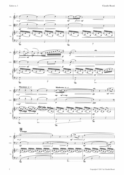 Lirici (piano-cello-oboe) image number null