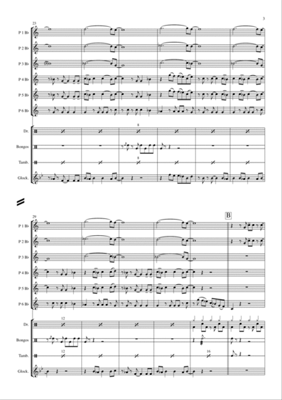 Happy Concert Band scores gallery preview page 3