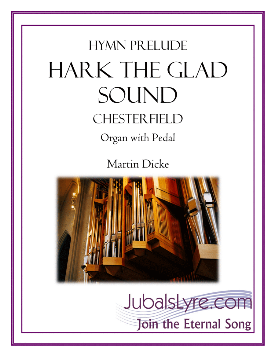Hark the Glad Sound (Hymn Prelude for Organ) Organ Solo scores gallery preview page 1