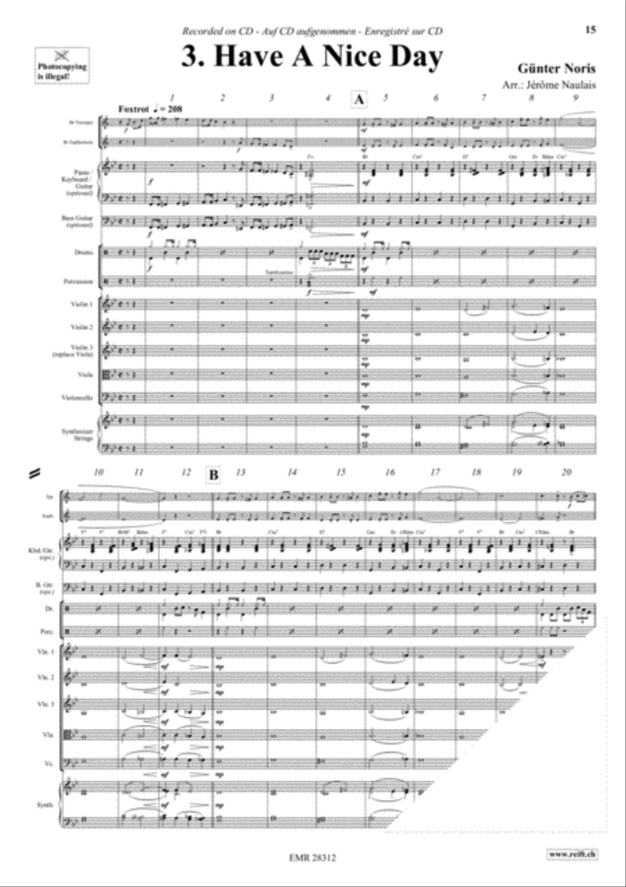 Let's Dance Volume 3 Brass Ensemble scores gallery preview page 5