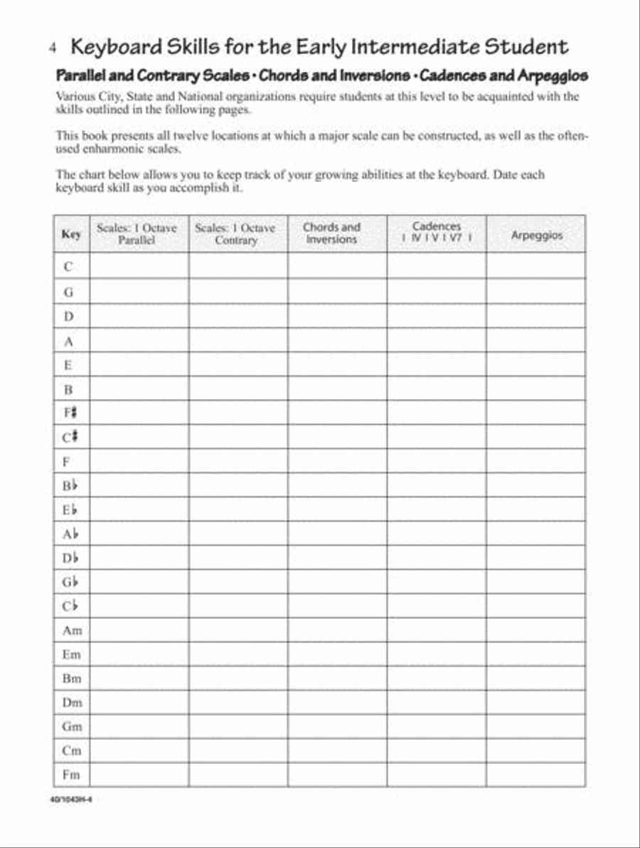 Noona Comprehensive Keyboard Skills Early Intermediate Student Piano Method scores gallery preview page 4