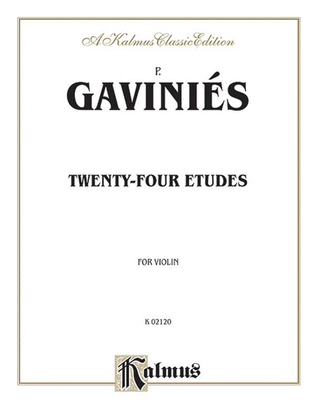 Book cover for Twenty-four Etudes