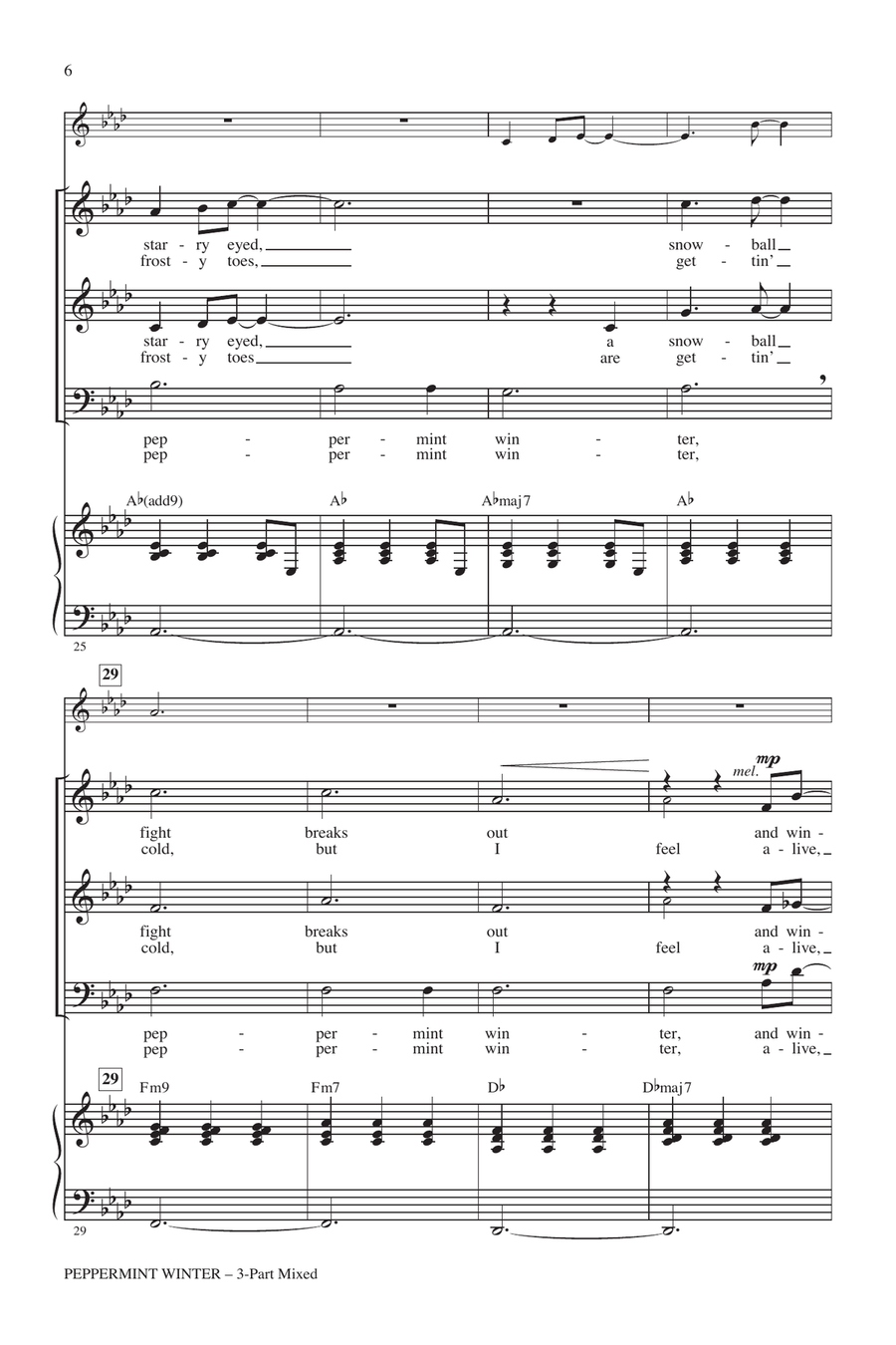 Peppermint Winter Peppermint Winter 3-Part scores gallery preview page 4