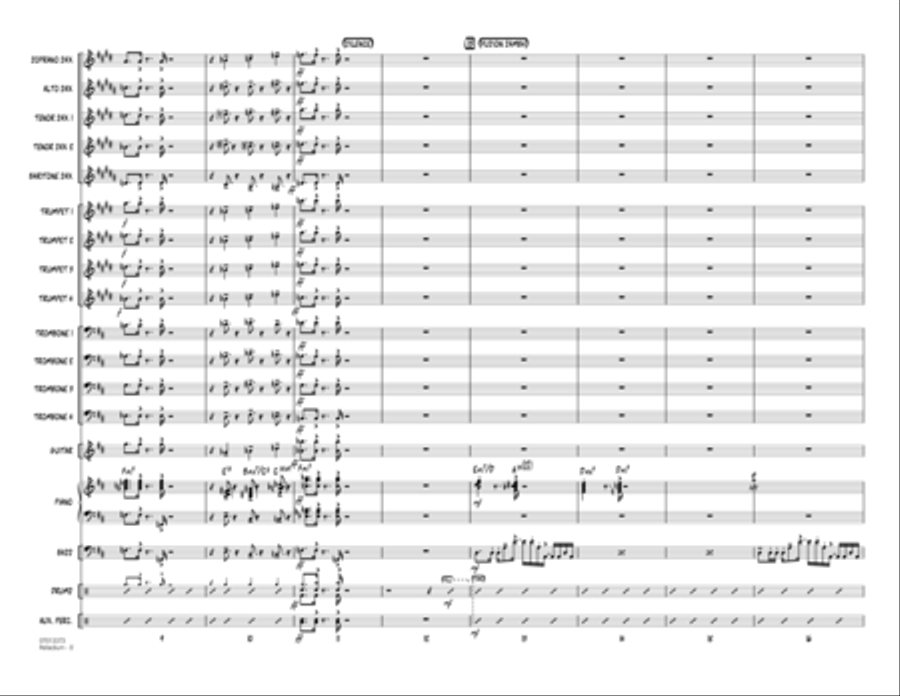 Palladium (arr. Mike Tomaro) - Conductor Score (Full Score) Jazz Ensemble scores gallery preview page 2