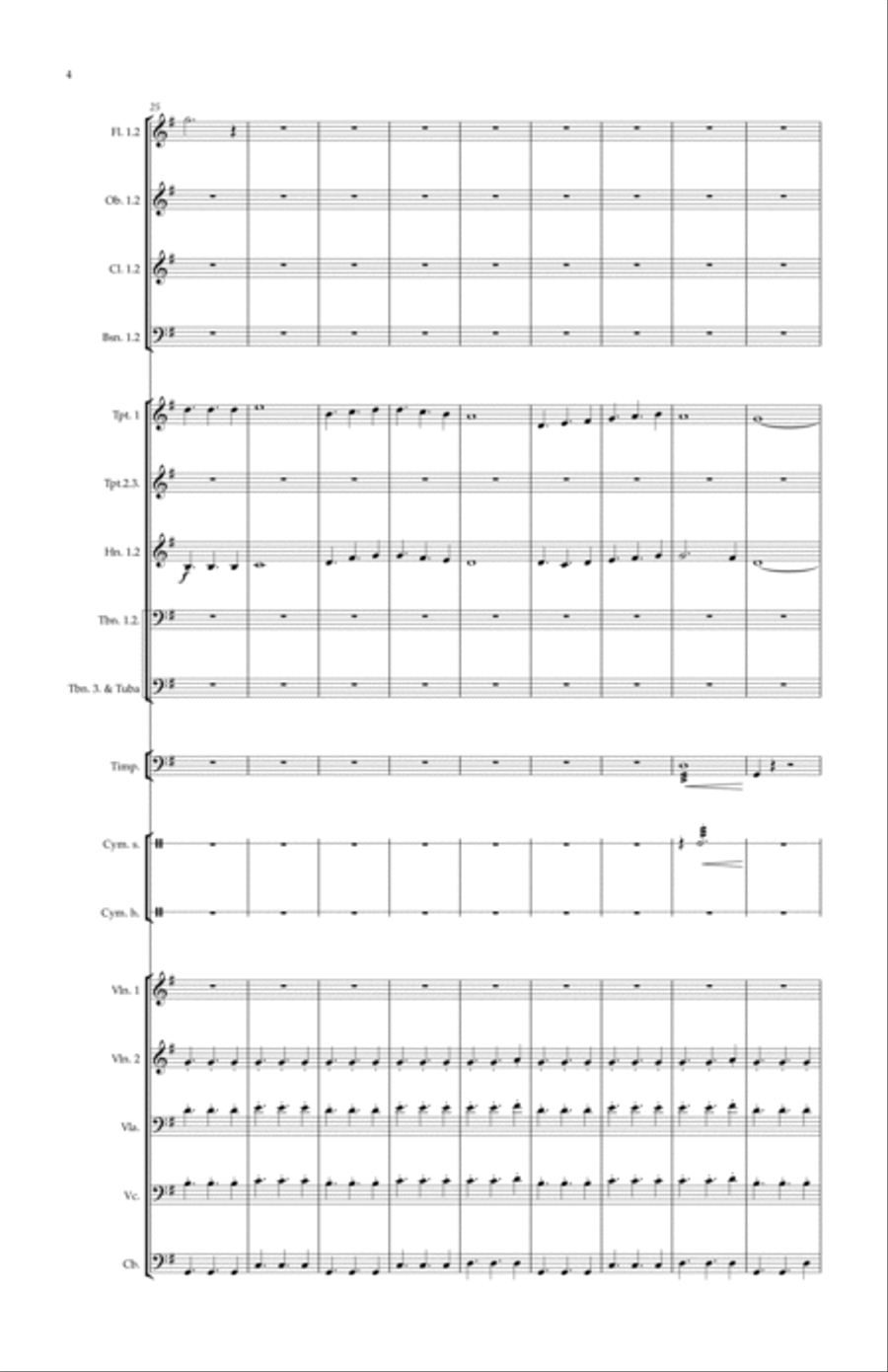 PRAISE TO THE LORD! PRAISE TO THE LORD! Full Orchestra scores gallery preview page 4